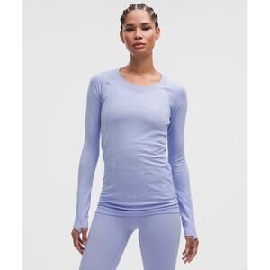 NWT Lululemon Swiftly Tech Long-Sleeve Shirt 2.0 Serene Blue Size 8